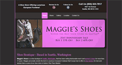 Desktop Screenshot of maggiesshoes.net